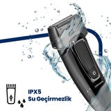 Goldmaster GM-8128 Döner Başlıklı Kablosuz-Şarjlı Islak/Kuru Sakal Kesme Makinesi 