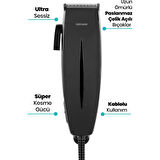 GOLDMASTER PİTON GM-8145 ULTRA SESSİZ AYARLANABİLİR PASLANMAZ ÇELİK SAÇ VE SAKAL ŞEKİLLENDİRİCİ
