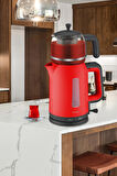 Gold Master Begamot 2200 W Çay Makinesi Kırmızı 