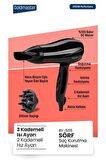 Goldmaster BY-5115 2400 W AC Motor Sıcak ve Soğuk Katlanabilir Saç Kurutma Makinesi