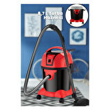 GOLDMASTER SÜPERTURBO GM-7593 1200 WATT ISLAK KURU 8.7 LİTRE TOZ TORBALI ELEKTRİKLİ SÜPÜRGE