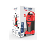 GOLDMASTER SÜPERTURBO GM-7593 1200 WATT ISLAK KURU 8.7 LİTRE TOZ TORBALI ELEKTRİKLİ SÜPÜRGE