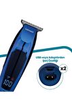 Goldmaster GM-8169 5 Başlıklı Kablolu+Kablosuz Kuru Saç-Sakal Çok Amaçlı Tıraş Makinesi 