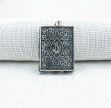 Allah Yazılı Cevşeni Kebir Dualı 925 Ayar Gümüş Erkek Kolye Ucu