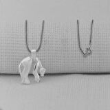 Panter Tasarımlı 925 Ayar Gümüş Erkek Kolye
