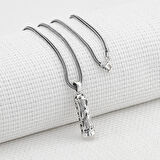 Semazen Detaylı Cevşeni Kebir Dualı 925 Ayar Gümüş Erkek Kolye