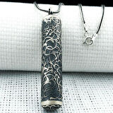 Silindir Cevşeni Kebir Dualı 925 Ayar Gümüş Erkek Kolye