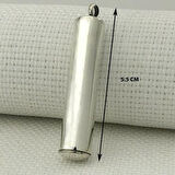 Silindir Cevşeni Kebir Dualı 925 Ayar Gümüş Erkek Kolye Ucu