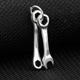 Tamir Anahtarı 925 Ayar Gümüş Erkek Kolye Ucu