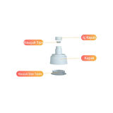 Goink Canon GI-41 Uyumlu Gıda Mürekkebi Seti 4x100 ml (CMYK) - Pasta ve Kurabiye Süsleme için Yüksek