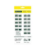 PACIFIC SİYAH YAPIŞKANLI KARMA EVA (20x20, 25x25 - Ø 20mm,Ø 25mm )