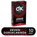 Okey Prezervatif 3'lü Paket Çifte Haz - Sıcak Temas - Zirve
