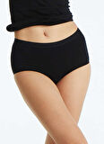 Blackspade 1306 Kadın Essential Midi Slip Siyah