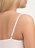 Blackspade Düz Beyaz Kadın İç Giyim Body 1980 Essential Spa