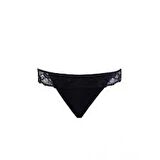 Black Spade Private Lace Brief Dantelli Külot 1338 Siyah
