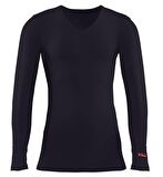 Blackspade 1257 Unisex V Yaka Uzun Kol Termal Tshirt