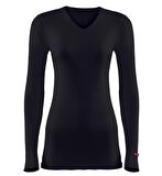 Blackspade 1257 Unisex V Yaka Uzun Kol Termal Tshirt