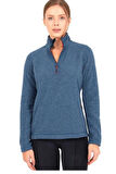 Blackspade Kadın Fermuarlı Termal Sweatshirt  2. Seviye 50465 -  Mavi