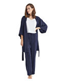 Blackspade Kadın Lacivert Sabahlık 60300 