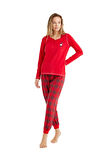 Blackspade Kadın Uzun Kol Pijama Takımı 51623 