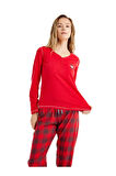 Blackspade Kadın Uzun Kol Pijama Takımı 51623 