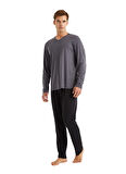 Blackspade Antrasit Erkek Pijama Takımı 40572