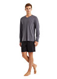 Blackspade Antrasit Erkek Pijama Takımı 40572