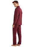 Blackspade Bordo Erkek Pijama Takımı 40578