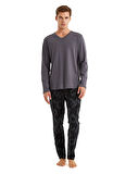 Blackspade Antrasit Erkek Pijama Takımı 40598