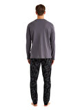 Blackspade Antrasit Erkek Pijama Takımı 40598