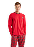 Blackspade Kırmızı Erkek Pijama Takımı 40591