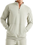 Blackspade Erkek Yeşil Sweatshirt 40620 