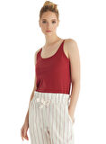 Blackspade Kadın Bordo T-Shirt 60558 