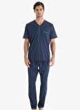 Blackspade Çok Renkli Erkek Pijama Takımı 40709
