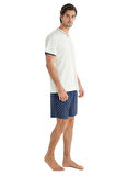 Blackspade Beyaz Erkek Pijama Takımı 40712