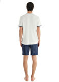 Blackspade Beyaz Erkek Pijama Takımı 40712
