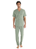 Blackspade Erkek Yeşil Pijama Takımı 40704 