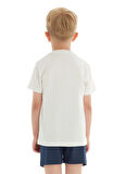 Blackspade Düz Krem Erkek Çocuk T-Shirt 40750