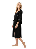 Blackspade Kadın Siyah Sabahlık 51908 