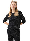 Blackspade Kadın Siyah Pijama Takımı 51945 