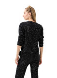 Blackspade Kadın Siyah Pijama Takımı 51945 