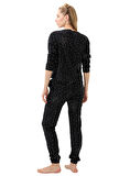 Blackspade Kadın Siyah Pijama Takımı 51945 