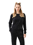 Blackspade Kadın Siyah Pijama Takımı 51945 