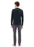 Blackspade Erkek Lacivert Pijama Takımı 40788 