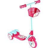 Erdem Oyuncak 3 Tekerlekli Frenli Sepetli Çocuk Scooter Prenses ESC-11E GKO