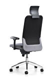 Bürotime Comfy Başlıklı Çalışma Koltuğu Siyah/Antrasit