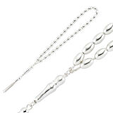 Arpa Kesim 925 Ayar Gümüş Tesbih