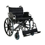 Golfi Standart Manuel Tekerlekli Sandalye Büyük Beden  | Sağlam Gövde, 205 kg Taşıma Kapasitesi G140