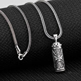 Tasarım Cevşen Dualı 925 Ayar Gümüş Erkek Kolye