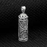 Tasarım Cevşen Dualı 925 Ayar Gümüş Erkek Kolye Ucu